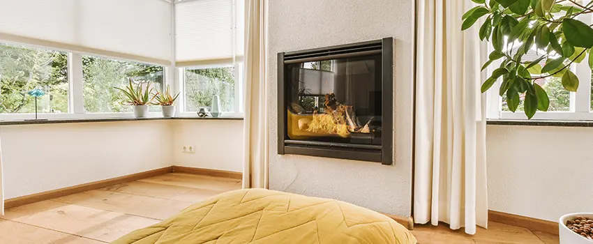 Residential Fireplace Ceramic Glass Installation in Bay Shore, NY