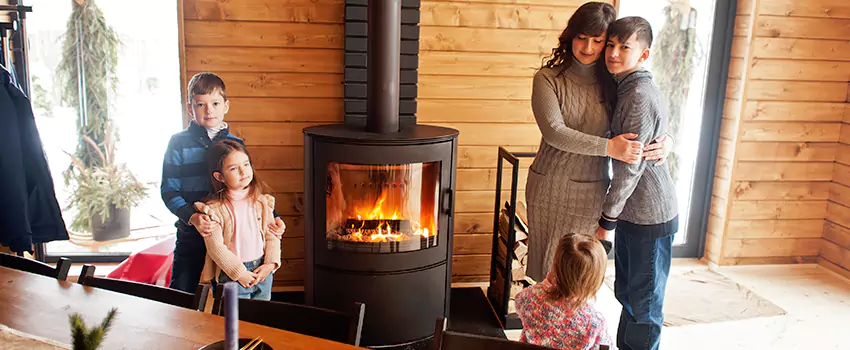 Morso Cast Iron Fireplace Insert Installation in Bay Shore, New York