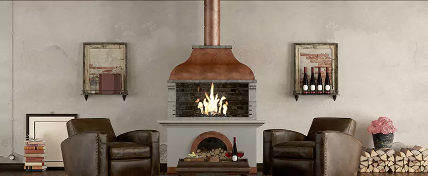 Thelin Hearth Products Providence Pellet Insert Fireplace Installation in Bay Shore, NY