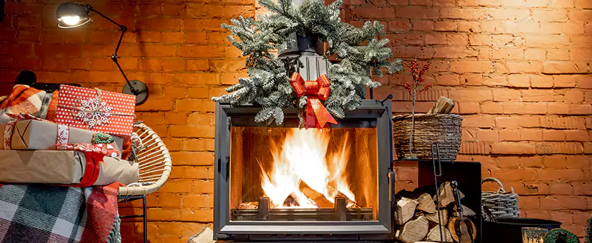 Travis Industries Linear Gas Fireplace Installation in Bay Shore, New York