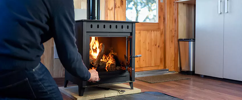Open Hearth Wood Fireplace Installation in Bay Shore, NY
