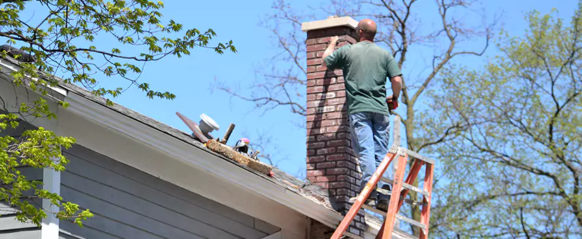 Vinyl and PVC Chimney Flashing Installation in Bay Shore, NY
