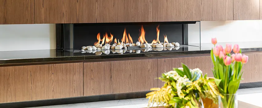 Double-height Fireplace Design Refurbishment in Bay Shore, New York