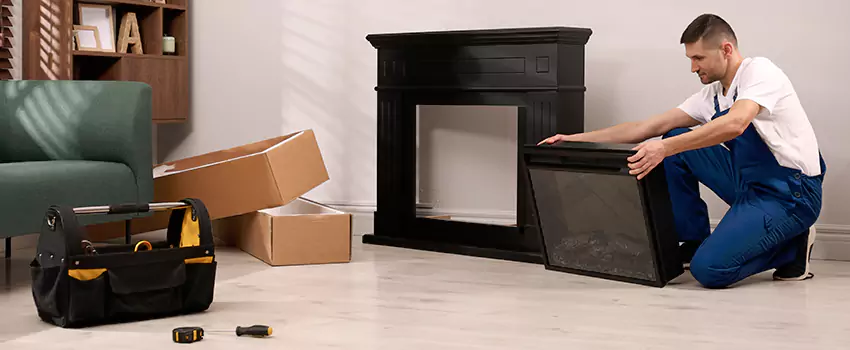 Old Rusted Metal Fireplace Repair And Replacement in Bay Shore, NY