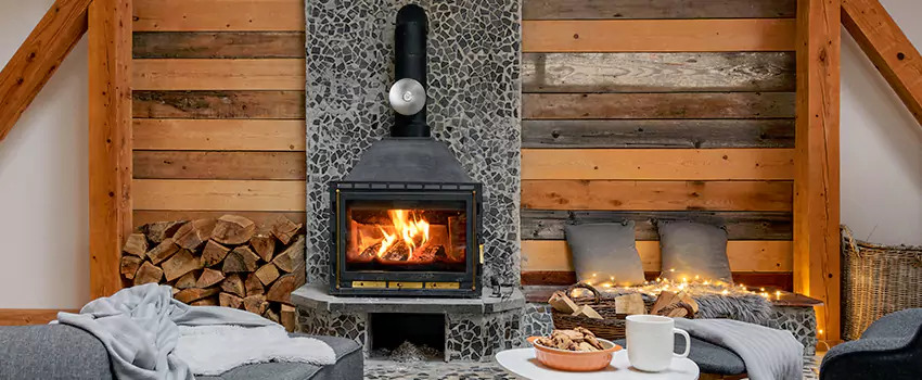 Thelin Hearth Products Direct Vent Gas Stove Fireplace Inspection in Bay Shore, New York